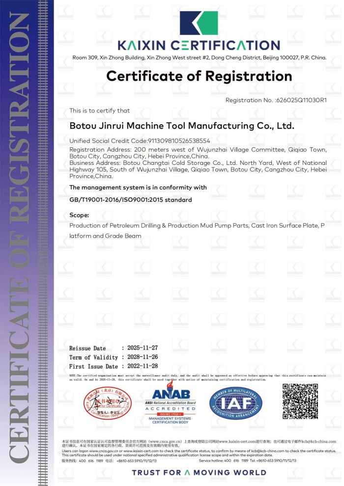 نجح مصنعنا في اجتياز تدقيق المراقبة السنوي ISO 9001 لعام 2026